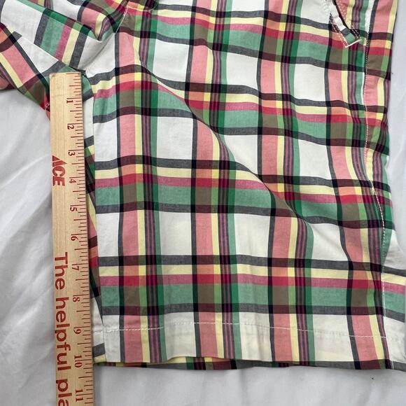 Dockers Womens Multi Plaid Bermuda Shorts Size 14 - Picture 7 of 8